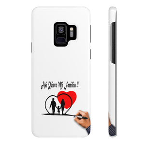 Case Mate Slim Phone Cases, "Asi Quiero Mi Familia Collection'
