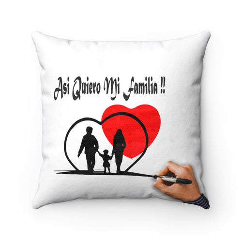 Spun Polyester Square Pillow, 