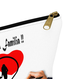 Accessory Pouch w T-bottom, "Asi Quiero Mi Familia Collection"